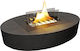 Tenderflame Focar Interior din metal Negru