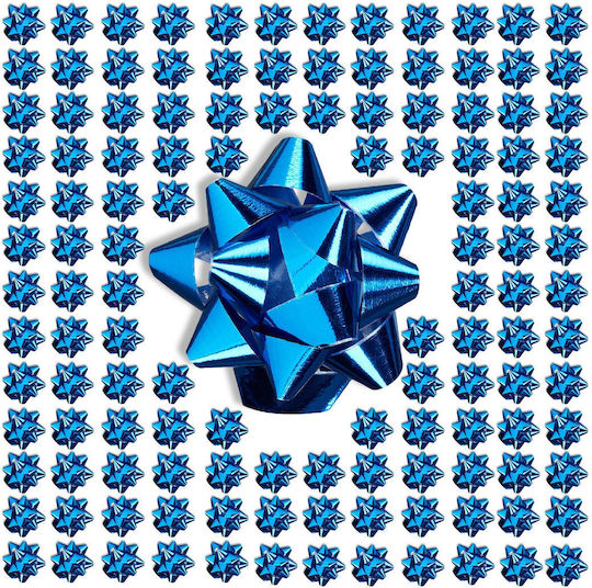 Relaxdays Tasche für Geschenke Blau 2x5cm. 200Stück
