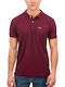 Polo Short Sleeve Blouse Dark Raspberry