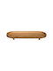 Servierplatte Oval Hölzernes Braun 41x15.3cm 1Stück
