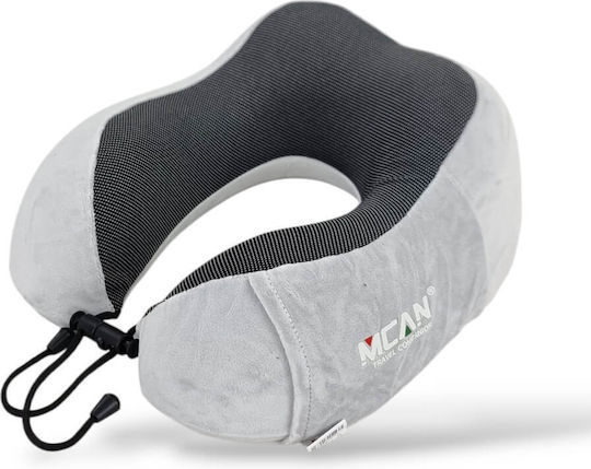 Mcan M-13 Memory Foam Travel Pillow Travel Set Pillow 19x12cm Gray