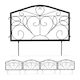 Țepușe Decorative pentru Grădină, 4 Bucăți, Stil Antic, 47 x 225 x 1,5 cm B
