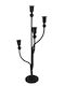 Kersten Candle Holder Metal in Black Color 18x55x18cm 1pcs