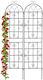 Set 2 Metal Arcades Relaxdays Climbing Plants B...