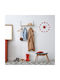 Decorative Wall Clock Diy Hearts 50 100 Cm 3d Effect Red