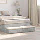 vidaXL Bed Drawer made of Wood Gray 120x36.5x16...