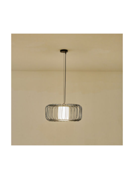 Eurolamp Airy Pendant Light Black with Socket E27 34x34x152cm