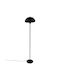 Floor Lamp Height 140cm with Lamp Bulb Base E27 Black