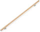Aluminum Balustrade Beech Appearance Relaxdays Light Brown 100 Cm