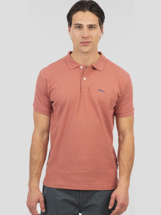 Rebase Polo T-shirt Dark Pink