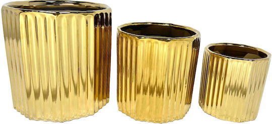 InTheBox Planter Ceramic Gold