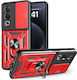Sliding Camera Back Cover Plastic Red (Oppo A80 5G)