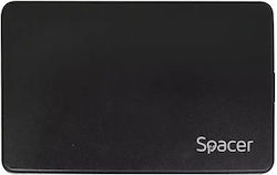 Rack Spacer SPR-25612 Black 2.5" USB 3.0