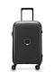 Delsey Belmont Plus Βαλίτσα Ταξιδίου Καμπίνας Black με 4 Ρόδες Ύψους 55εκ.