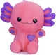 PCMerch Λούτρινο Pink Axolotl With Hearth Pink Axolotl 35 εκ.
