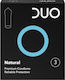 Duo Prezervative Natural 3 Bucăți 56mm Natural