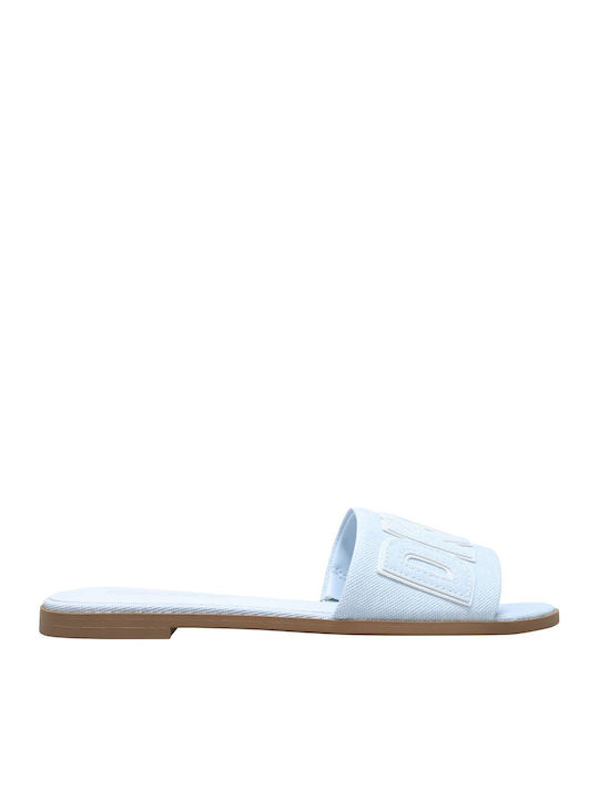 DKNY Willow Women's Flat Sandals in Light Blue ...