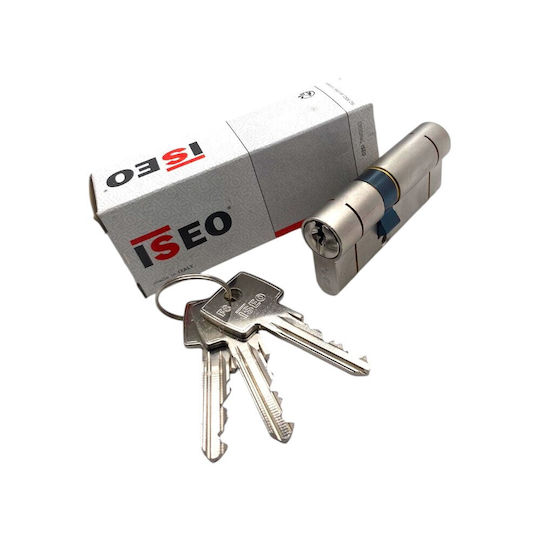 ISEO Κύλινδρος Κλειδαριάς Ασφαλείας 60mm (30-30) με 3 Κλειδιά