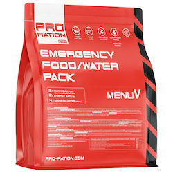 Pro Ration Emergency Food-Water Pack Menu 5 Ready Meal With Meat Rice 1554kcal 2200gr - 15 Years