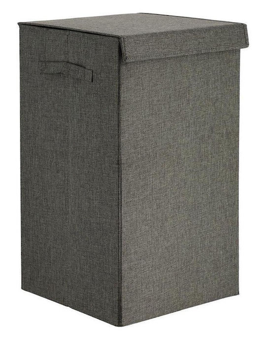 Arti Casa Coș De Rufe Din Țesătură 70L Cu Capac 35x35x60cm Gri