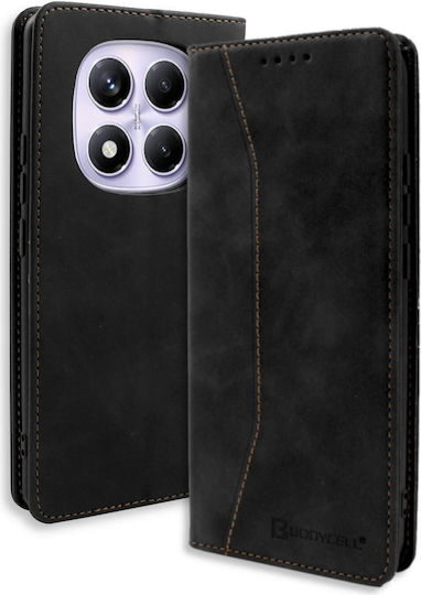 Bodycell Book Synthetic Leather / Leather Black (Xiaomi 14 ProRealme 14 Pro)