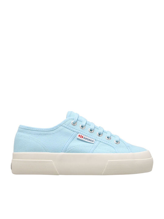 Superga 2740 Дамски Флатформи Маратонки Светлосин