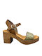 Leather Sandals Anatomic Khaki