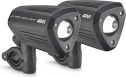 Προβολάκια S312_led Αλουμινίου Μαύρα Σετ Givi