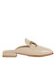 Flat Mules σε Μπεζ Χρώμα