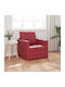 din Piele Ecologică Burgundia 74x77x81cm