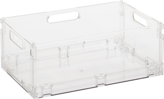 5Five Plastic Storage Box Transparent 30.5x20.5x12cm 1pcs