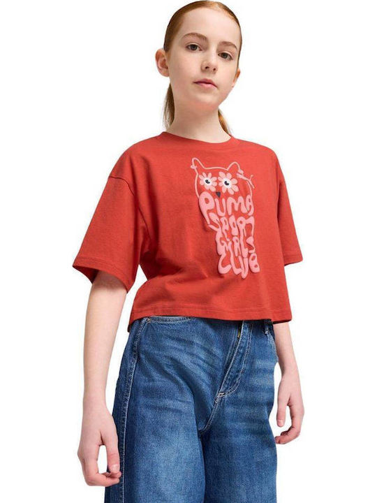 PUMA Παιδικό T-shirt Red