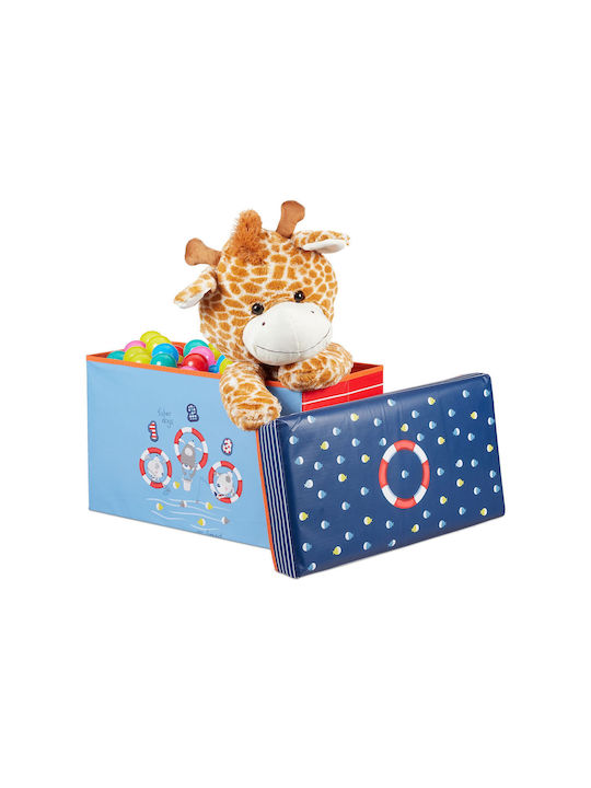 Relaxdays Children's Folding Storage Box made of Fabric 36x60.5x30.5cm 1pcs