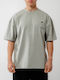 God Smokes T-Shirt Neutral Grau