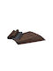 Relaxdays Platzdeckchen Bamboo Schwarz 45x30cm 6Stück