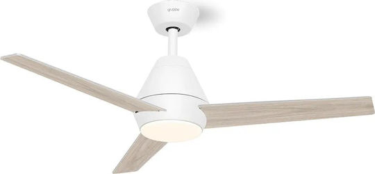 Gruppe 48-12183DC Ventilator De Tavan 122cm Cu Lentile De Mărire Alb