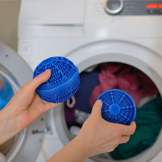 Set 2 Smartclean Eco-friendly Detergent-free Washing Balls Blue Relaxdays