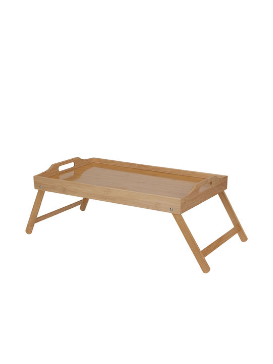 Excellent Houseware Ξύλινος Δίσκος Κρεβατιού 50x30x21cm
