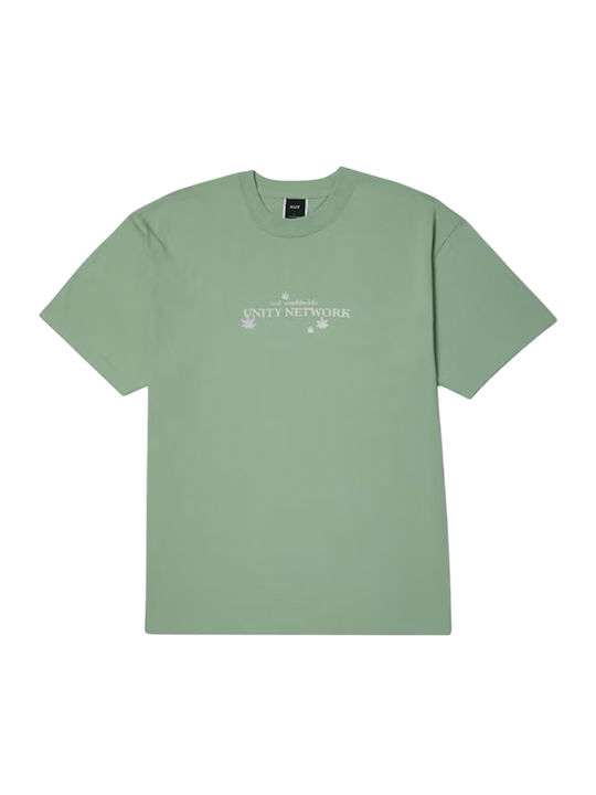 HUF Unity Network T-Shirt Basil