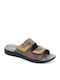 Herrensandalen in Braun Farbe
