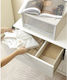 Drawer Organizer for Underwear / Socks in White Color 56x6x1.5cm 4pcs