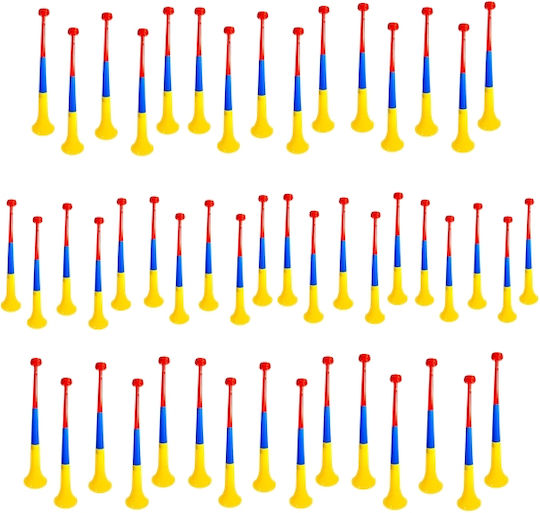 Set 50 Tricolor Vuvuzelas Stadium Horns Parties Events