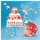 Decoupage-Serviette Erdbeerkuchen 1 Stk