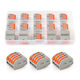 Set 19 Quick Connectors Quick Terminal Blocks Lever Electrical Installations 4 Pins Type 222-414