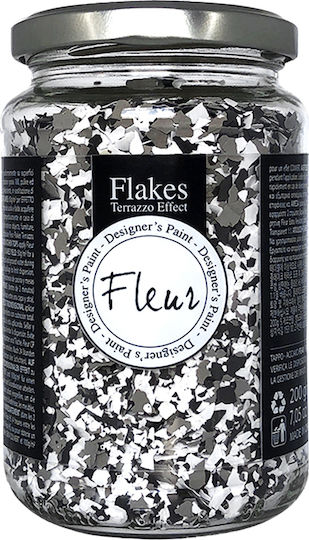 Πολύχρωμες Διακοσμητικές Νιφάδες 200gr Fleur Flakes Espresso-brown-marble 14050