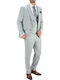Men's Summer Suit with Vest Slim Fit Ice