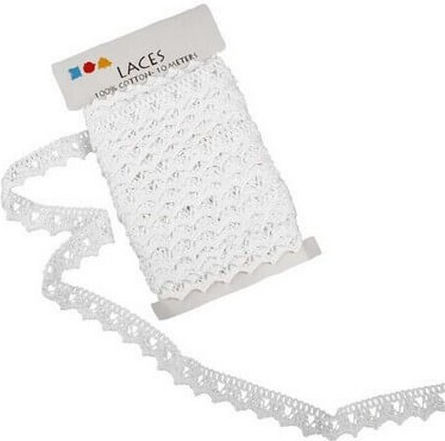Lace Rustic White W:19 Mm 10 M