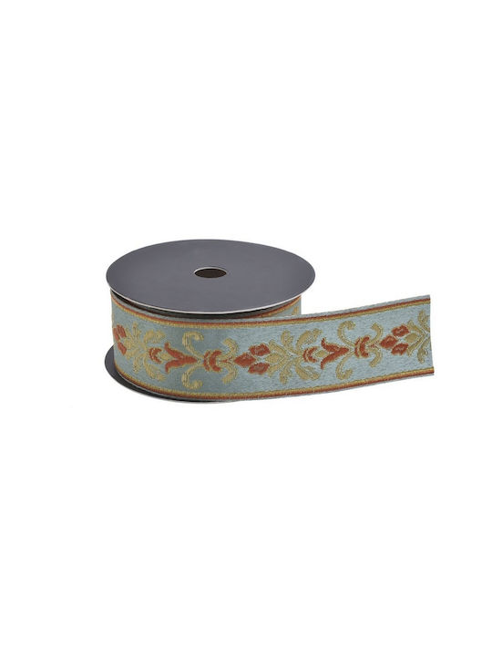 Christmas Ribbon Blue 400x3cm 1pc