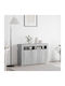 Sideboard Wooden Grey Sonoma 116x30x75cm