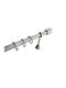 Frans Metallisch Vorhangstange A2 Einfach Φ25mm 140cm White/Gold